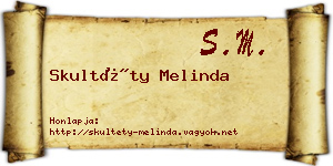 Skultéty Melinda névjegykártya